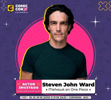 Steven John Ward estará en Comic Con Colombia 2024